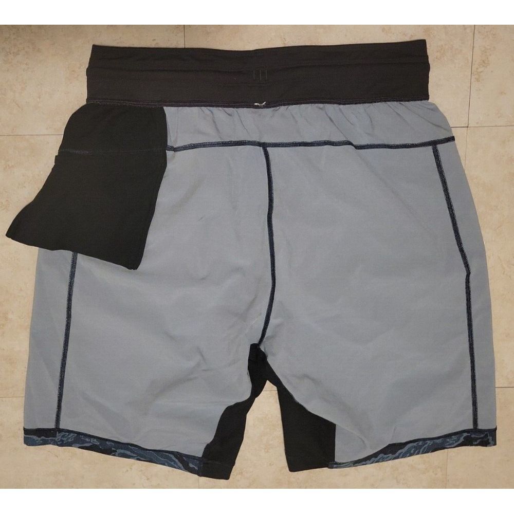 Lululemon T.H.E Short Linerless 9" Performance Shorts Small Blue Mens M7Y50S - Picture 4 of 8
